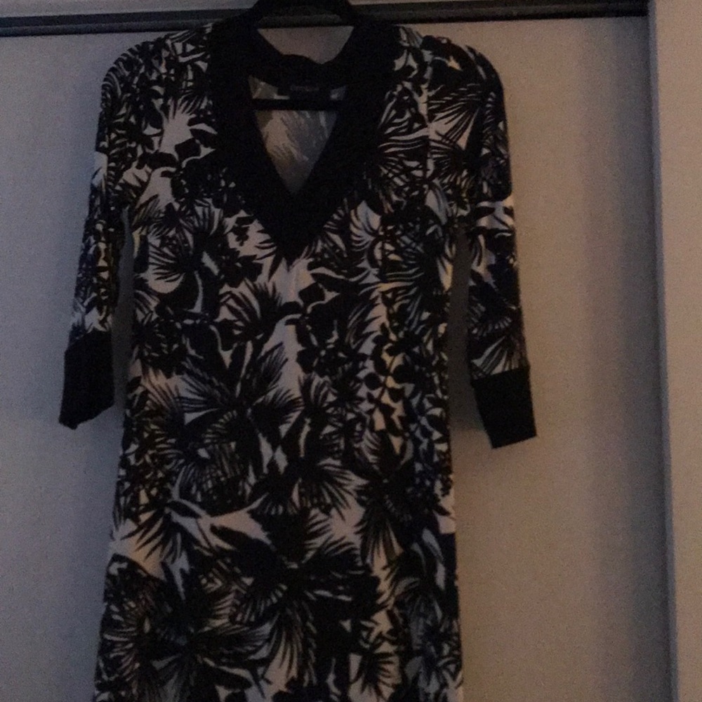 Black and white Karen Kane dress
